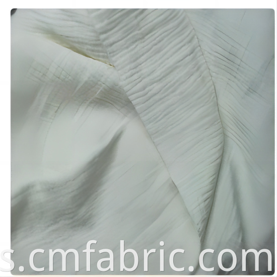 COTTON DOUBLE WEAVE CREPE FABRIC WHITE